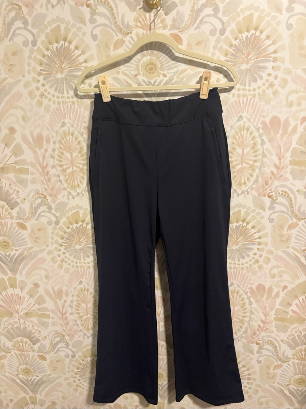 Halara Flex™ DayStretch Mid Rise Side Zipper Pocket Work Flare Pants | Medium - Picture 5 of 8